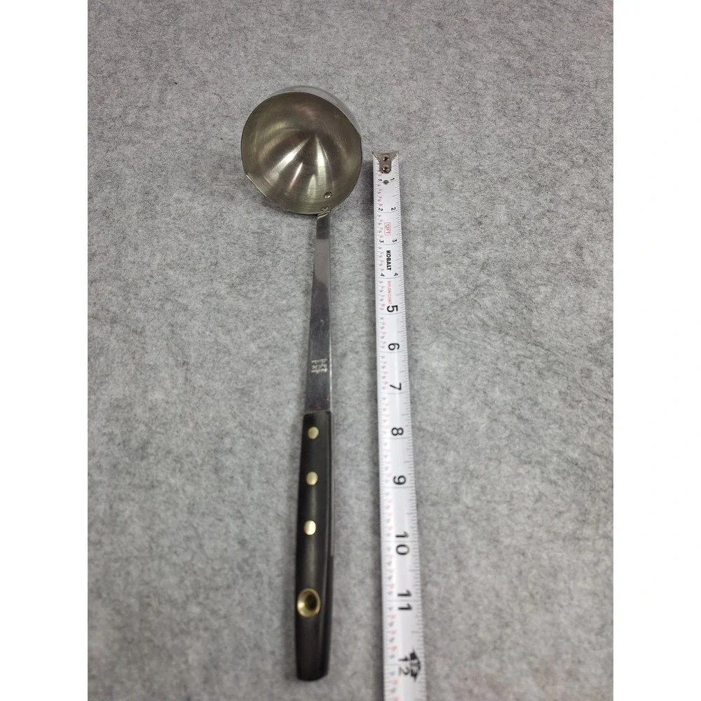 Vintage Maid Of Honor Stainless Steel Soup Ladle USA 12.5